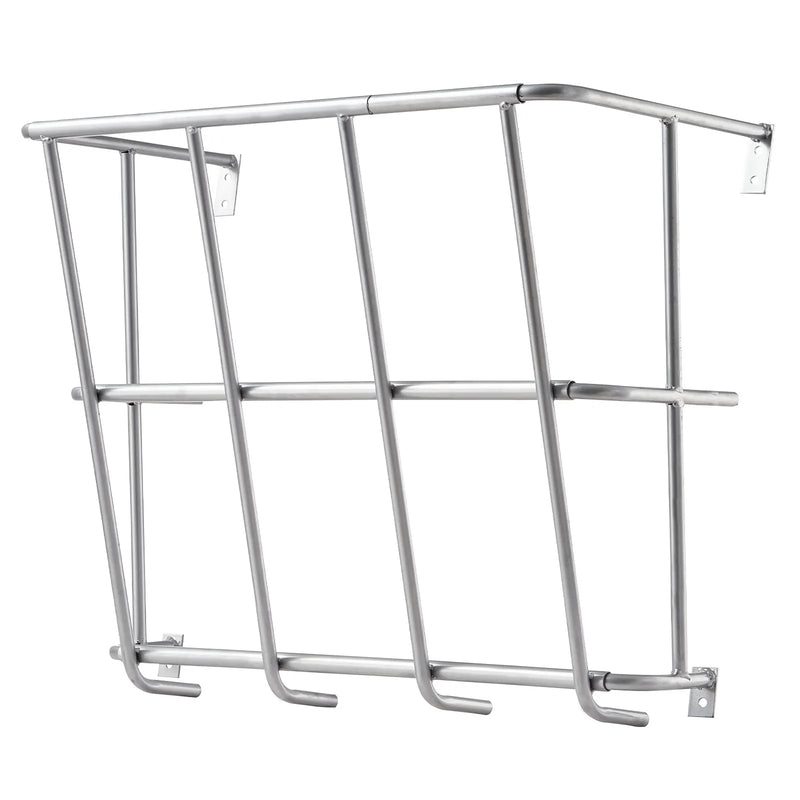 VEVOR sienas stiprināma smagā tērauda siena barotava, 70 l ietilpība, 62 cm garums, daudzpusīga barošanas reste kazām un aitām iekštelpām un āra vidē