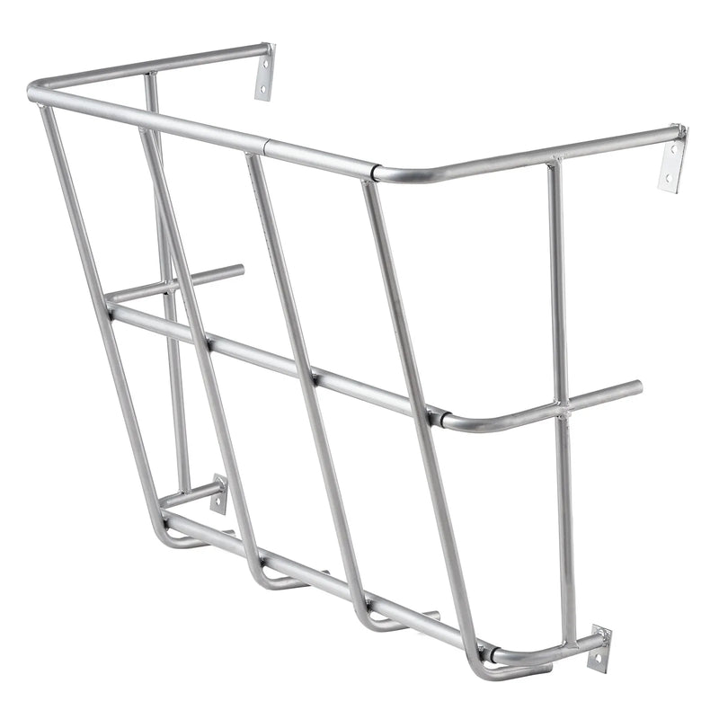 VEVOR sienas stiprināma smagā tērauda siena barotava, 70 l ietilpība, 62 cm garums, daudzpusīga barošanas reste kazām un aitām iekštelpām un āra vidē