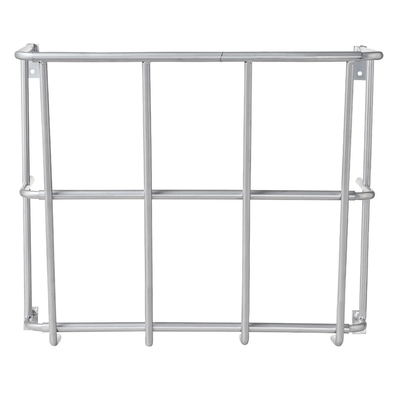 VEVOR sienas stiprināma smagā tērauda siena barotava, 70 l ietilpība, 62 cm garums, daudzpusīga barošanas reste kazām un aitām iekštelpām un āra vidē