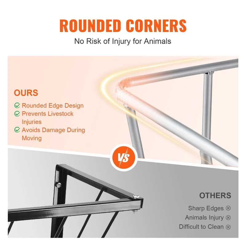 VEVOR sienas stiprināma smagā tērauda siena barotava, 70 l ietilpība, 62 cm garums, daudzpusīga barošanas reste kazām un aitām iekštelpām un āra vidē