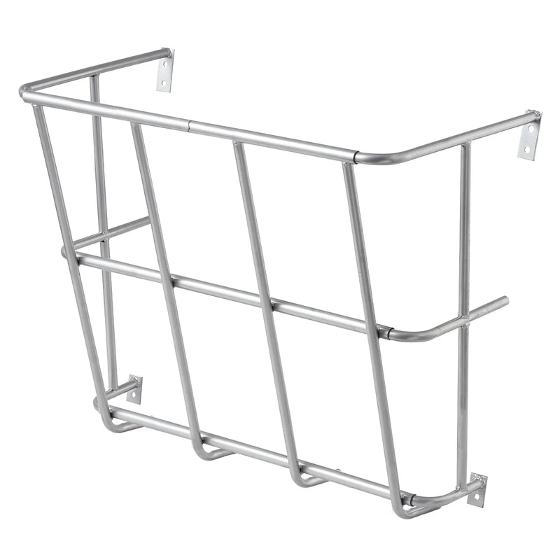 VEVOR sienas stiprināma smagā tērauda siena barotava, 70 l ietilpība, 62 cm garums, daudzpusīga barošanas reste kazām un aitām iekštelpām un āra vidē