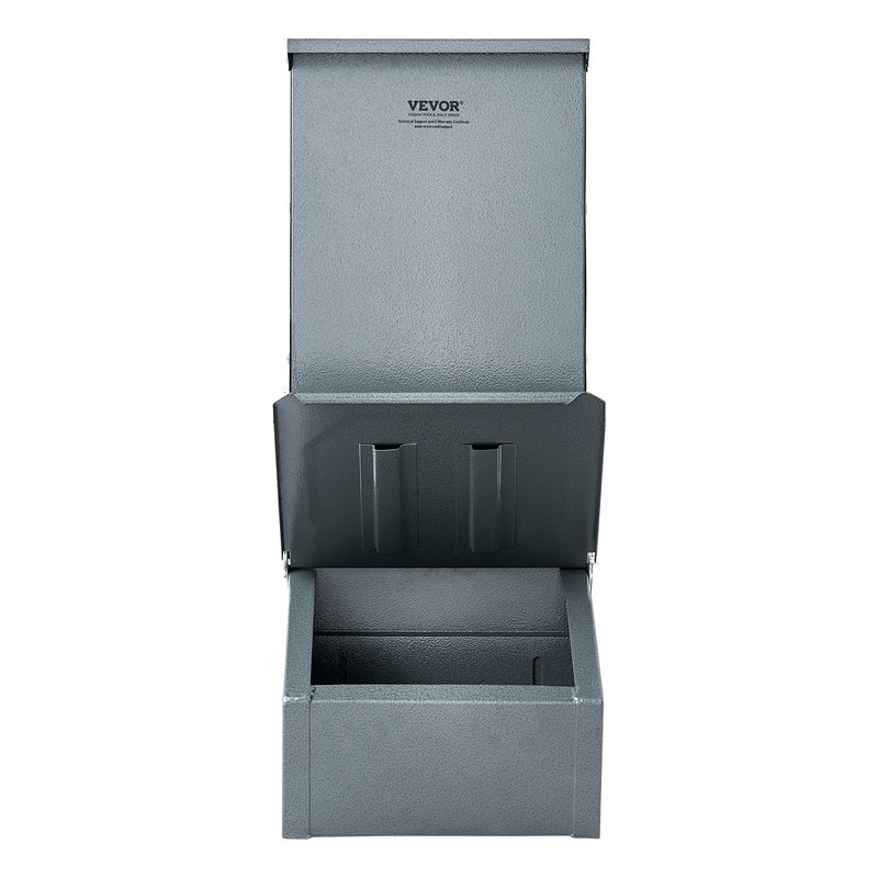 VEVOR cūku barotājs ar 77 L ietilpību, vienas durvju tērauda barotava sivēniem un cūkām līdz 5 galvām, daudzfunkcionāla āra sile