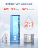 VEVOR Reverse Osmosis sistēma 400 GPD 8 posmu ūdens filtrs bez tvertnes zem izlietnes