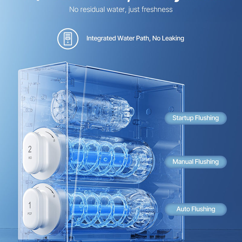 VEVOR Reverse Osmosis sistēma 400 GPD 8 posmu ūdens filtrs bez tvertnes zem izlietnes