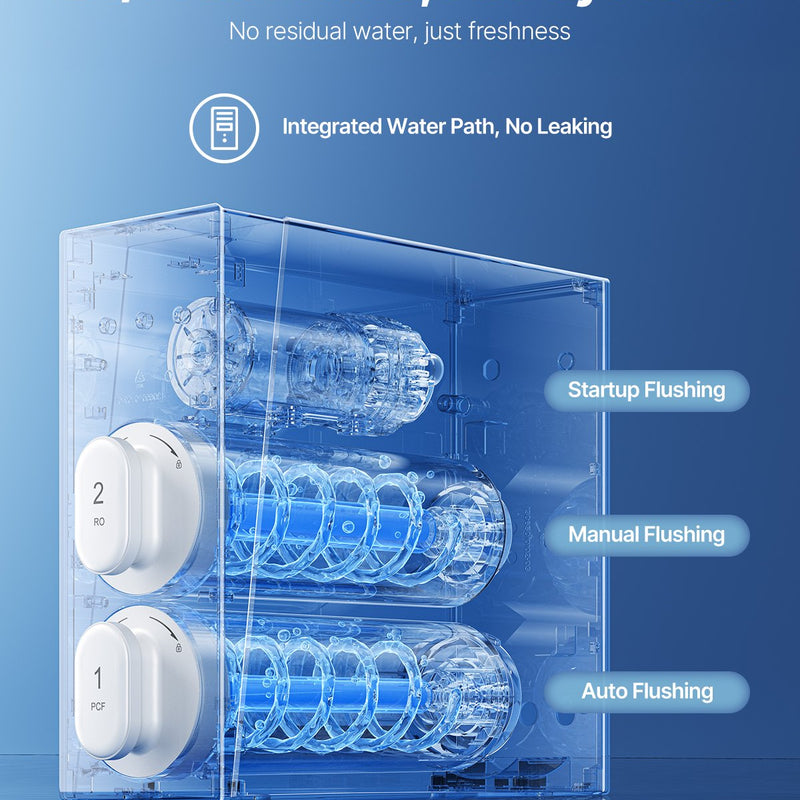VEVOR реверсивный осмос имеет фильтрующую систему, 600 галлонов в день, 8 бутылок, без обратных клапанов, для очистки от загрязнений