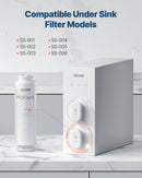 VEVOR PCF kompozītmateriāla filtrs – piemērots SS-001/003/005 izlietnes ūdens filtru modeļiem