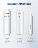 VEVOR remineralizācijas ūdens filtrs, 4164 litri, uzstādāms zem izlietnes