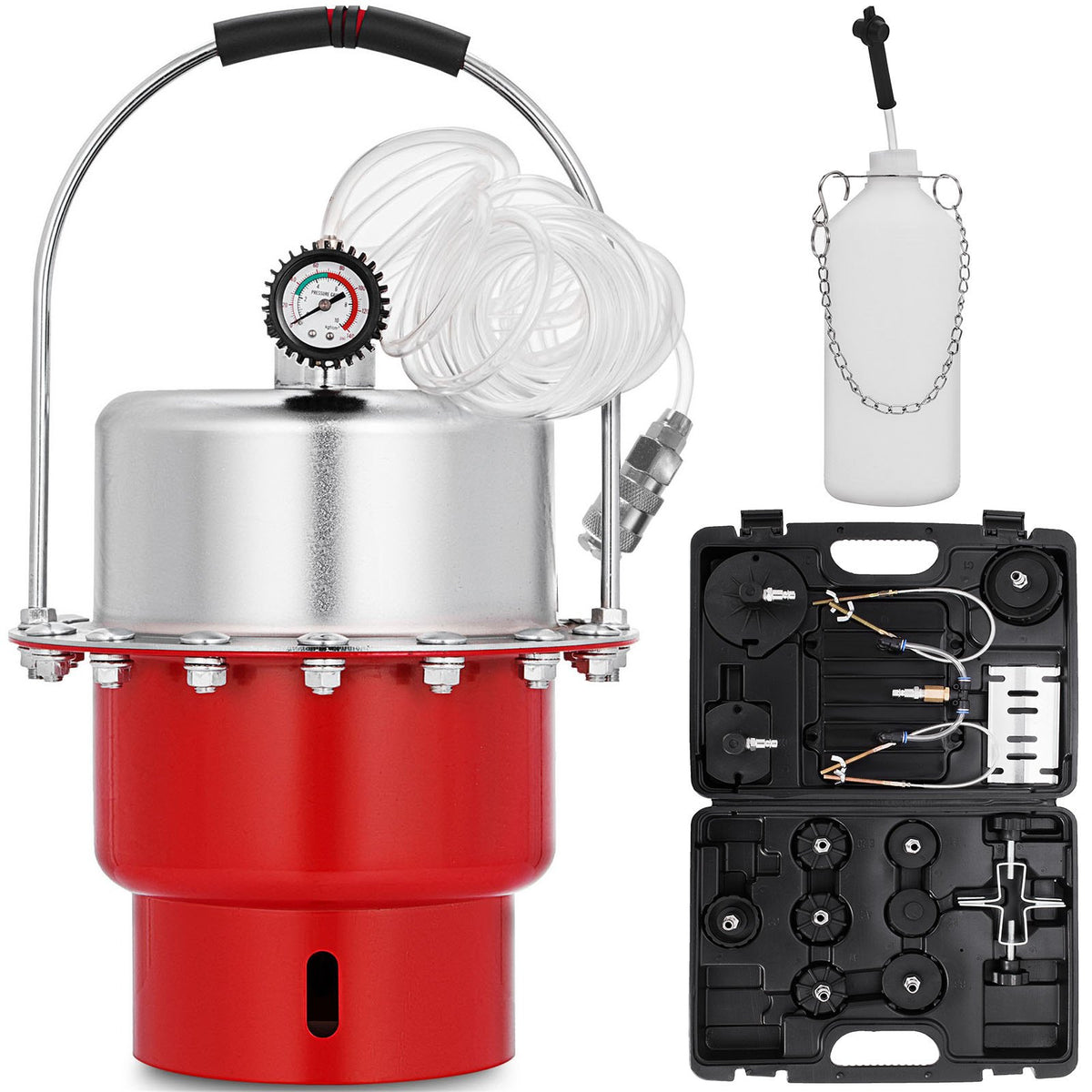 Bestauto pneumatic brake bleeding kit for workshops and mechanics