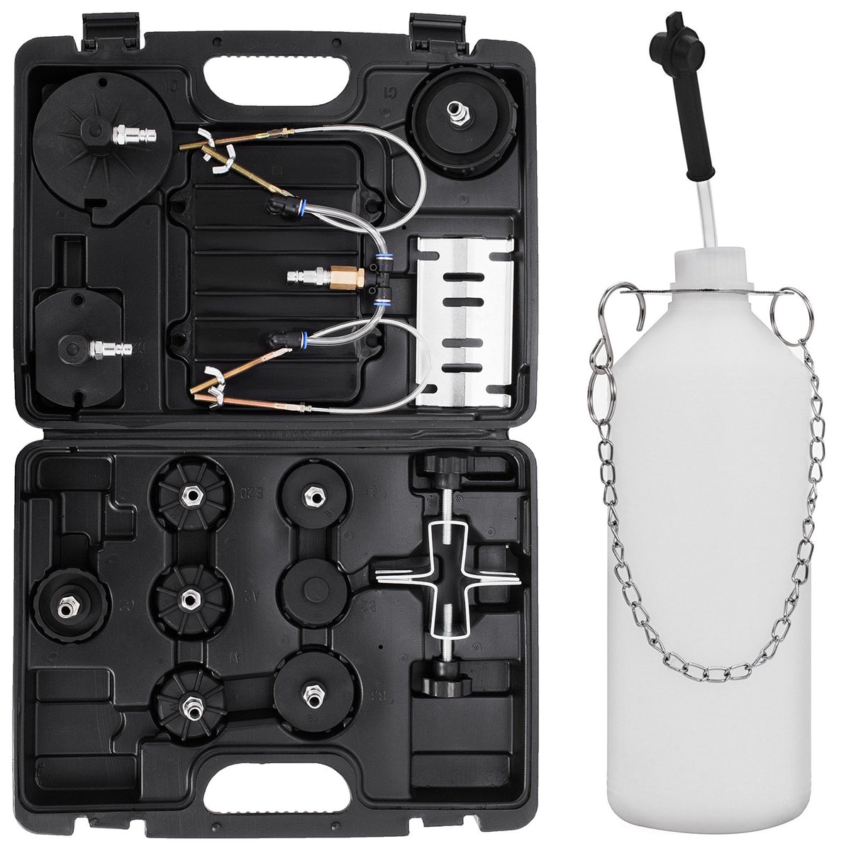 Bestauto pneumatic brake bleeding kit for workshops and mechanics