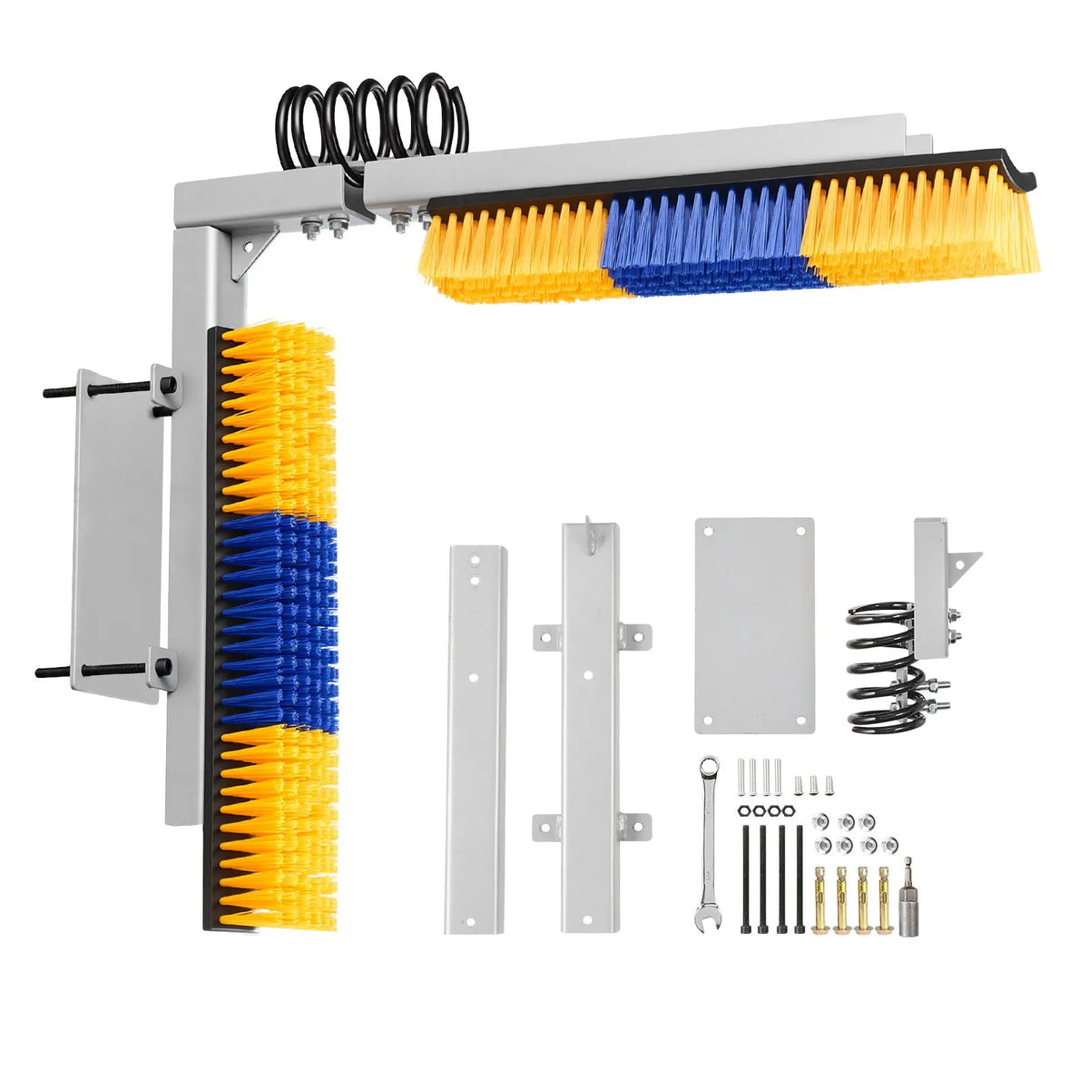 VEVOR Dual-Sided Grooming Brush for Livestock with Mounting Bracket, 43 × 10 cm