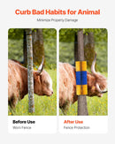 VEVOR dzīvnieku skrāpēšanās birstu komplekts, 3 gab., ar 6 skrūvēm, 43,4 × 19 cm govju un zirgu skrāpētājs muguras niezes mazināšanai, kopšanai un tīrīšanai, piemērots zirgiem, cūkām un liellopiem