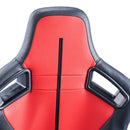 VEVOR 2 komplekti sacīkšu sēdekļu, regulējams sacīkšu krēsls ar PVC ādu un Q235B slīdēšanas sliedēm
