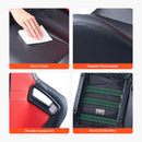 VEVOR 2 komplekti sacīkšu sēdekļu, regulējams sacīkšu krēsls ar PVC ādu un Q235B slīdēšanas sliedēm