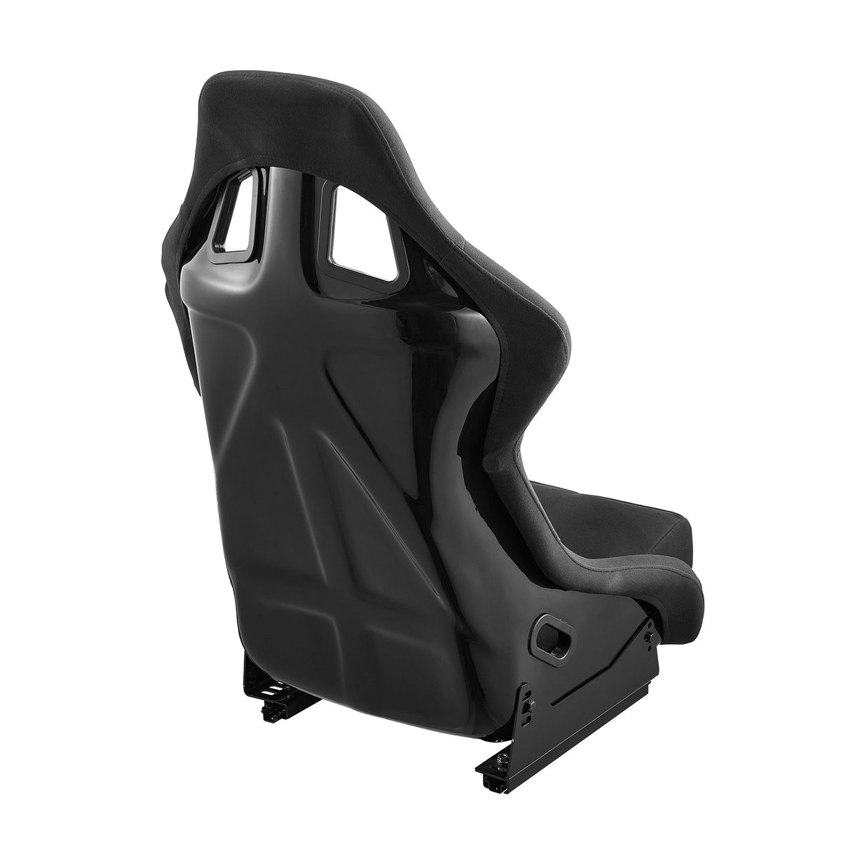 VEVOR 1 Set Racing Seat, Integrated Racing Chair with Velvet Fabric and Sliding Mechanism