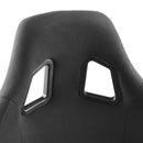 VEVOR 1 komplekts sacīkšu sēdekļu, integrēts sacīkšu krēsls ar velūra audumu un slīdēšanas mehānismu