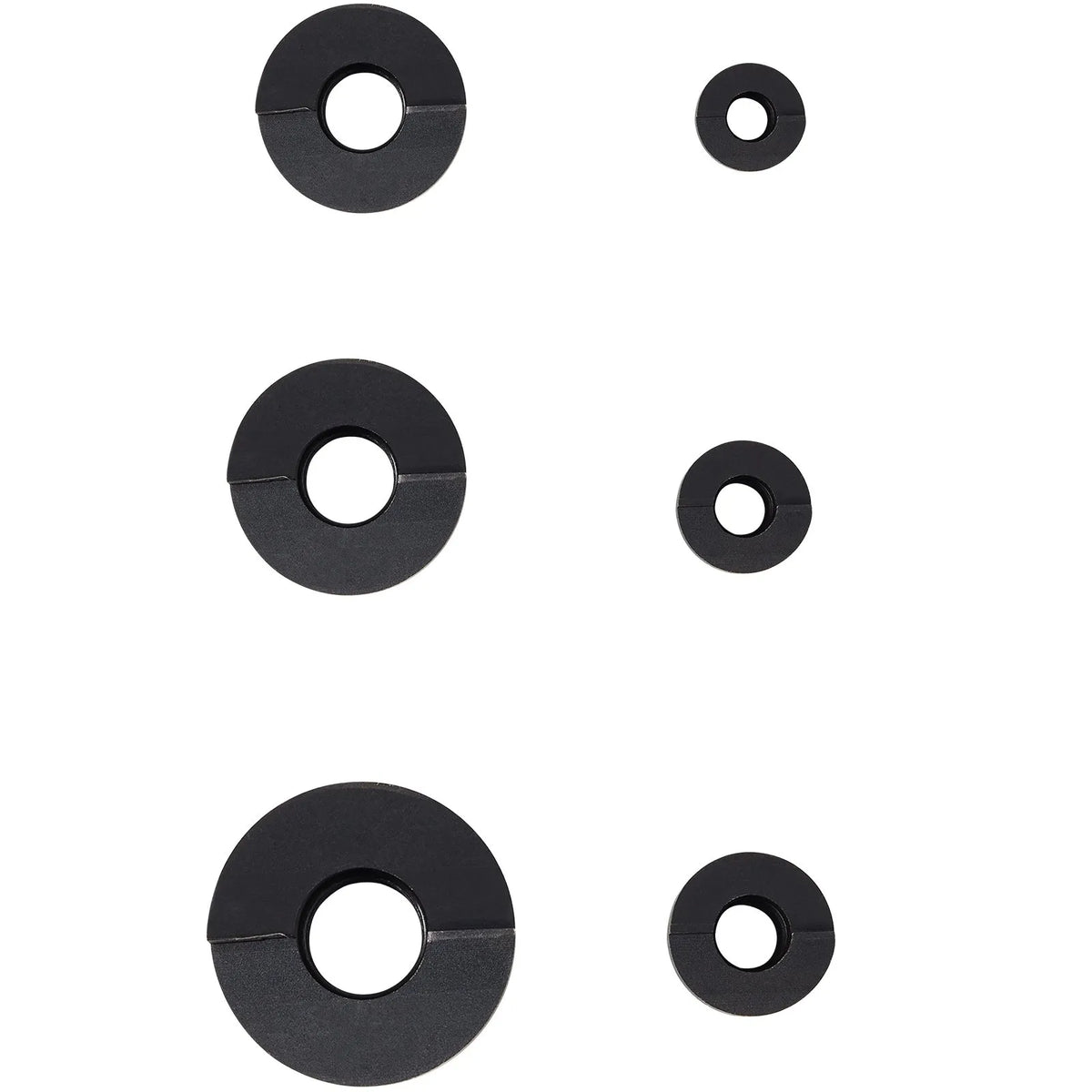 VEVOR 10 Tonne Hydraulic Hole Punch Kit, Hole Cutters 12.7–50.8 mm, 6 Piece Set, Metal Sheet Tools, Suitable for Aluminium, Brass, Stainless Steel, Fibreglass and Plastic