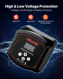 VEVOR divu akumulatoru izolators 12 V, 300 A, manuāls un automātisks VSR spriegumjutīgs relejs ar LCD displeju, piemērots litija un svina-skābes akumulatoriem automašīnām, kravas auto, kemperiem, UTV, ATV un laivām