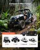 VEVOR divu akumulatoru izolatora komplekts, 12 V, 80 A, manuāls un automātisks VSR sprieguma jutīgs relejs ar voltmetru un LCD ekrānu, viedais akumulatoru izolators svina-skābes akumulatoriem, piemērots UTV un ATV transportlīdzekļiem