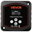 VEVOR divu akumulatoru izolatora komplekts 12 V 300 A ar manuālu un automātisku VSR sprieguma releju, voltmetru un LCD ekrānu, viedais akumulatoru izolators svina–skābes akumulatoriem UTV un ATV transportlīdzekļiem
