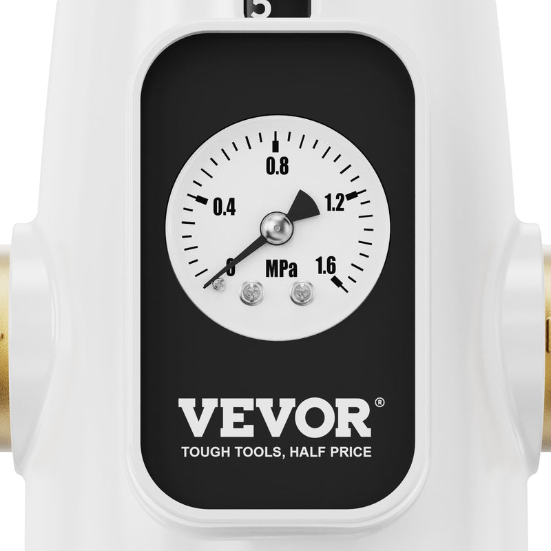 VEVOR Pašattīrošs mehāniskais ūdens priekšfiltrs, 40 mikroni, visa mājas nogulšņu filtrs, augsta plūsmas ātrums