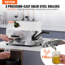 VEVOR komerciālā cukurniedru sulu spiede, 3 veltņi, 6 cm padeve, jauda 50 kg/h