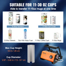 VEVOR krūžu termoprese, 890 ml tumbleru prese, Sublimācijas termoprese 330–750 ml taisnām krūzēm un glāzēm