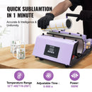 VEVOR termoprese sublimācijas krūzēm un termokrūzēm, 311,8–850,5 g, violeta