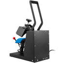 VEVOR 4-in-1 cepuru termoprese, 15 x 7,5 cm klapējama sublimācijas prese, LCD digitālais taimeris un temperatūras kontrole, 4 izliekta dizaina sildīšanas elementi (15 x 7,5 cm / 17 x 6,8 cm / 17 x 6,8 cm / 20,5 x 9 cm)