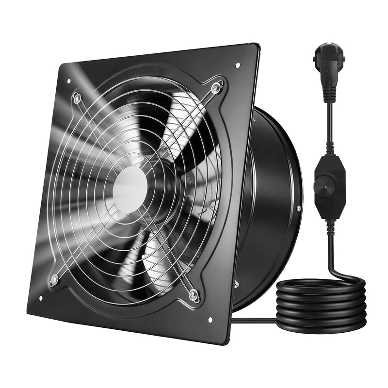VEVOR 30,5 cm sienas izplūdes ventilators 2 647 m³/h ar ātruma regulēšanu, 70 W, augstas jaudas ventilācija darbnīcai, garāžai, bēniņiem, pagrabam, virtuvei un vistu kūtij