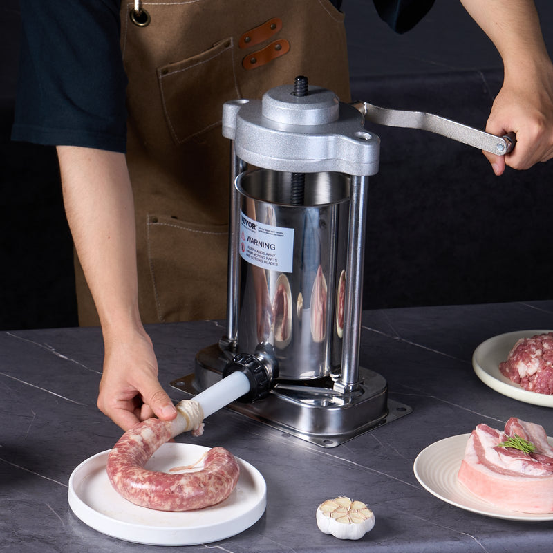 VEVOR Rokas Desu Pildītājs – 2 л Vertikālā Desu Mašina, 304 Nerūsējošais Tērauds