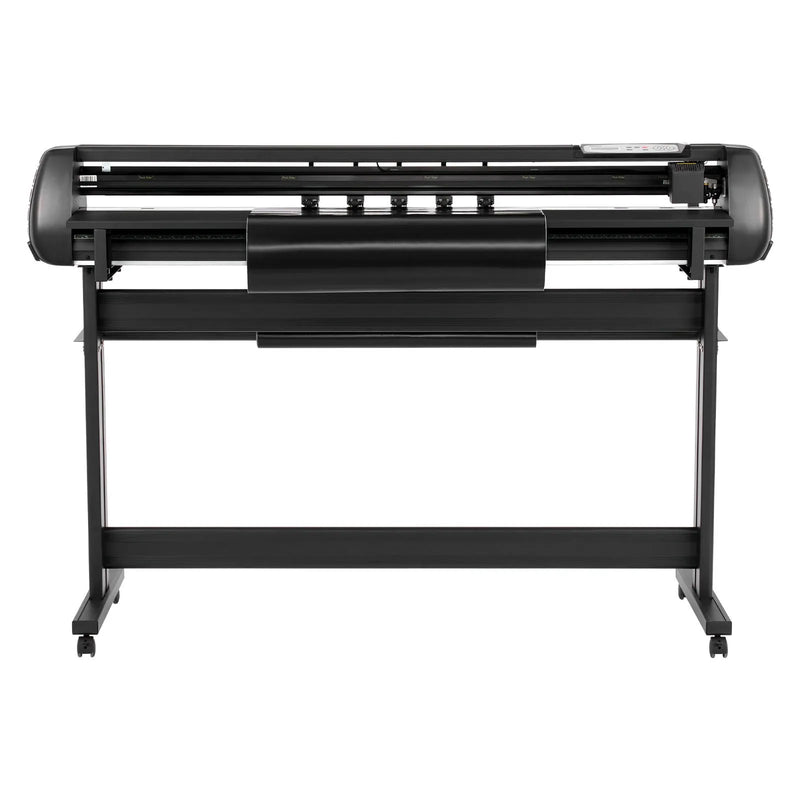 VEVOR vinila griešanas ploteris ar 1350 mm maksimālo materiāla padevi, diviem asmeņiem, regulējamu griešanas spēku un ātrumu, LED displeju, ar SignMaster programmatūru, saderīgs ar Windows un macOS - ZEMLETES.LV