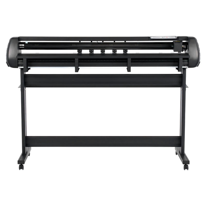 VEVOR vinila griešanas ploteris ar 1350 mm maksimālo materiāla padevi, diviem asmeņiem, regulējamu griešanas spēku un ātrumu, LED displeju, ar SignMaster programmatūru, saderīgs ar Windows un macOS - ZEMLETES.LV
