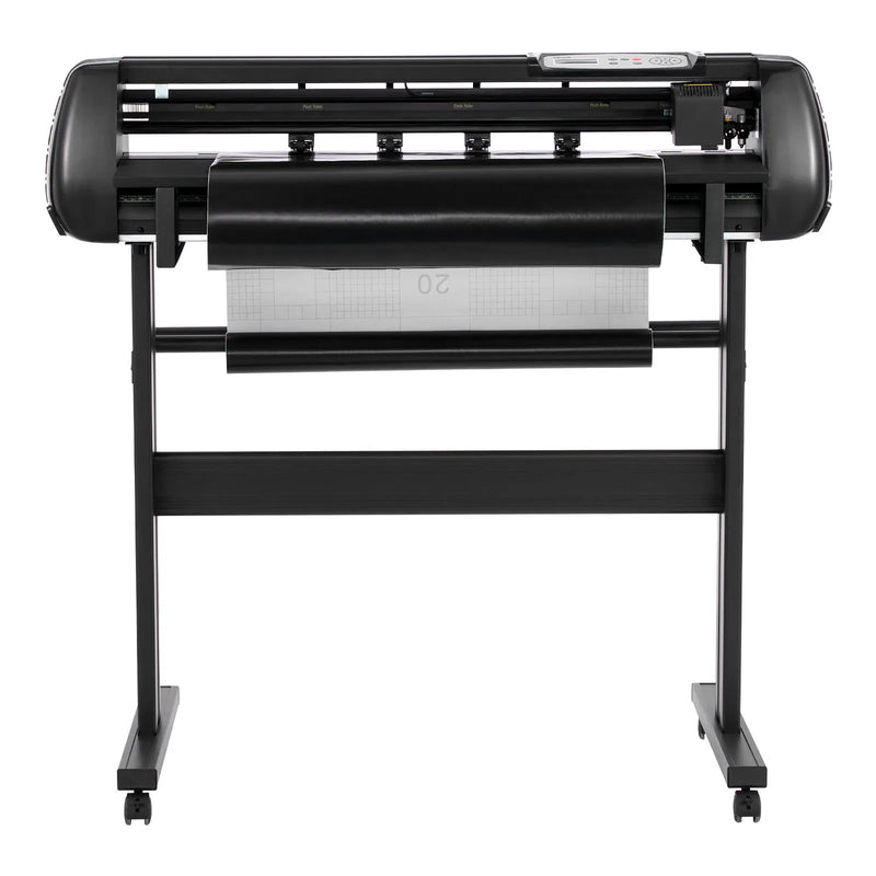 VEVOR vinila griešanas ploteris, maksimālais padeves platums 870 mm, divu asmeņu sistēma, regulējams griešanas spēks un ātrums, LED displejs, vinila griešanas iekārta ar SignMaster programmatūru, saderīga ar Windows un macOS