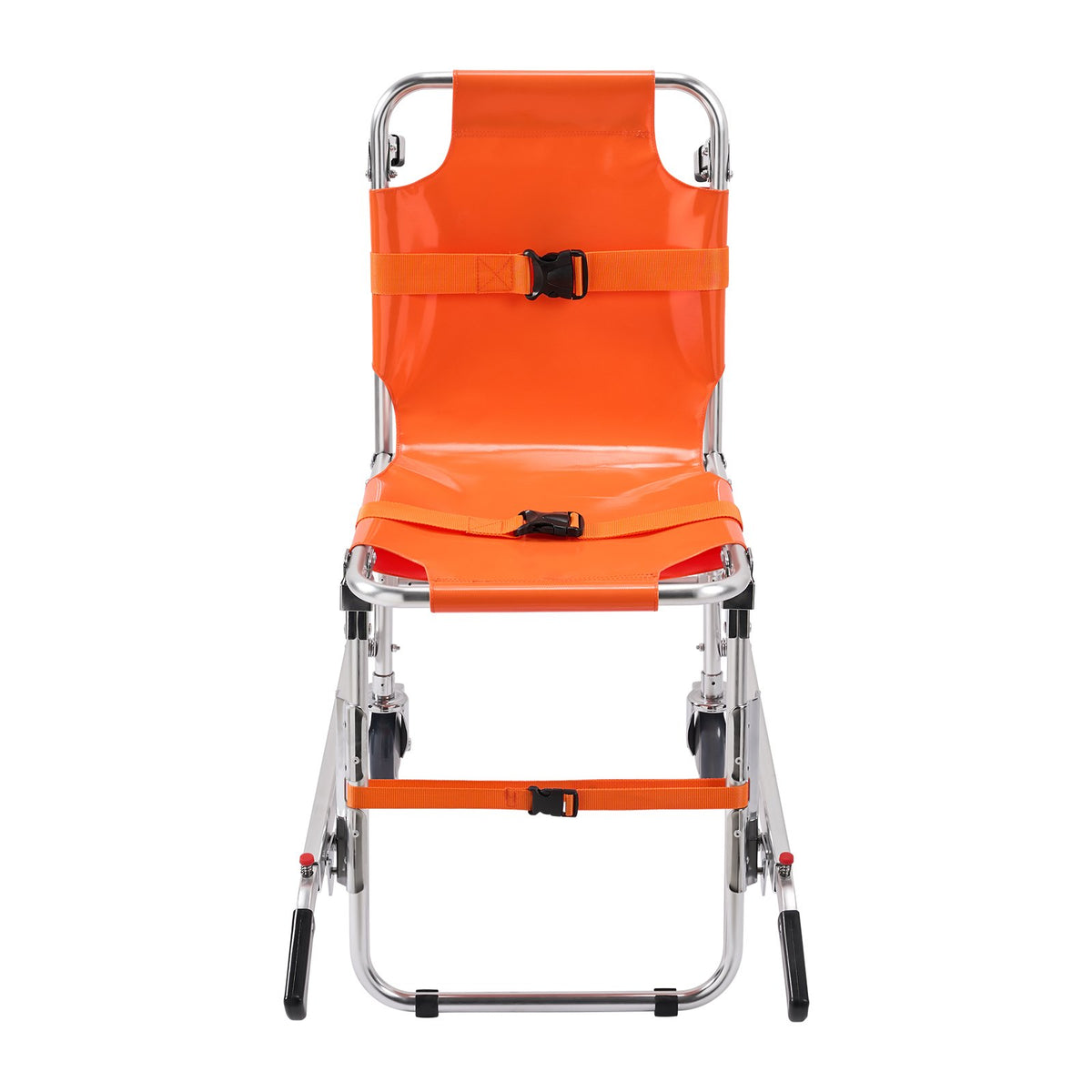 VEVOR Aluminium Evacuation Chair, 159 kg Capacity, Foldable, 2 Wheels, Portable Stair Lift Chair, Suitable for Seniors and People with Mobility Impairments