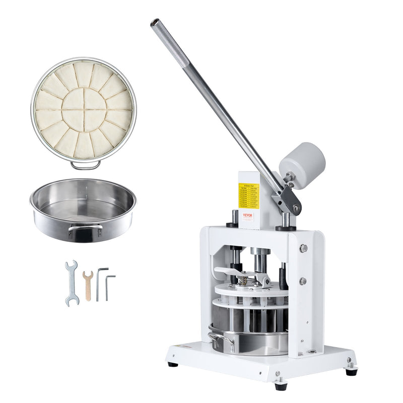 VEVOR manuālais mīklas dalītājs, 18 gab. rokas spiediena mīklas griezējs, maizes gatavošanas iekārta konditorejām