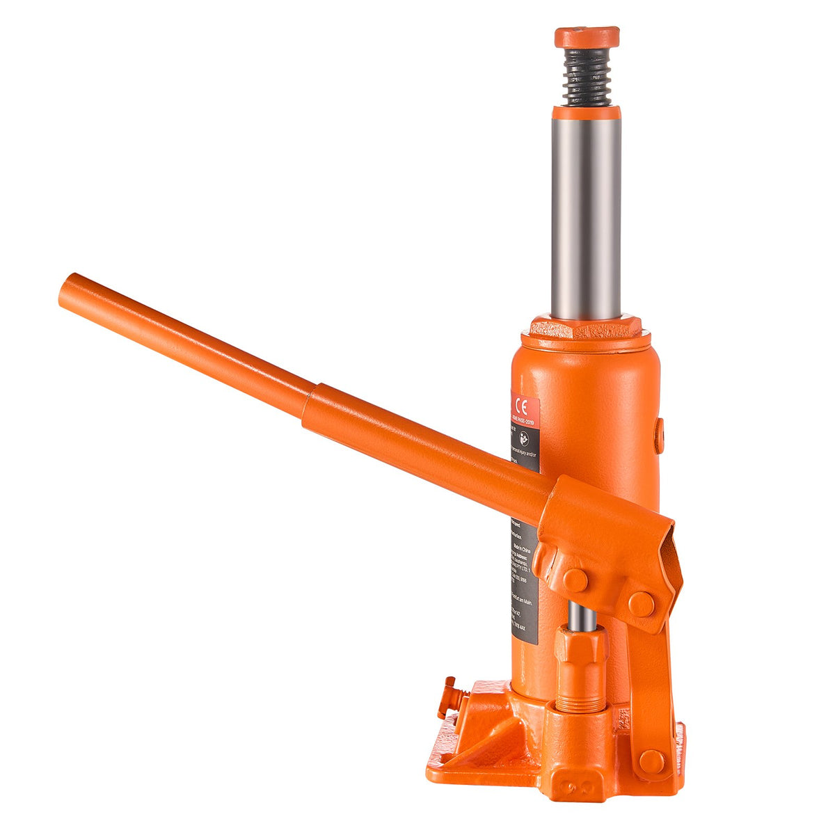 Hydraulic bottle jack, 6 t, 195–375 mm, orange