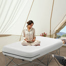 VEVOR piepūšamais matracis ar rāmi un sūkni, 1 personai, kempingam, līdz 136 kg noslodzei