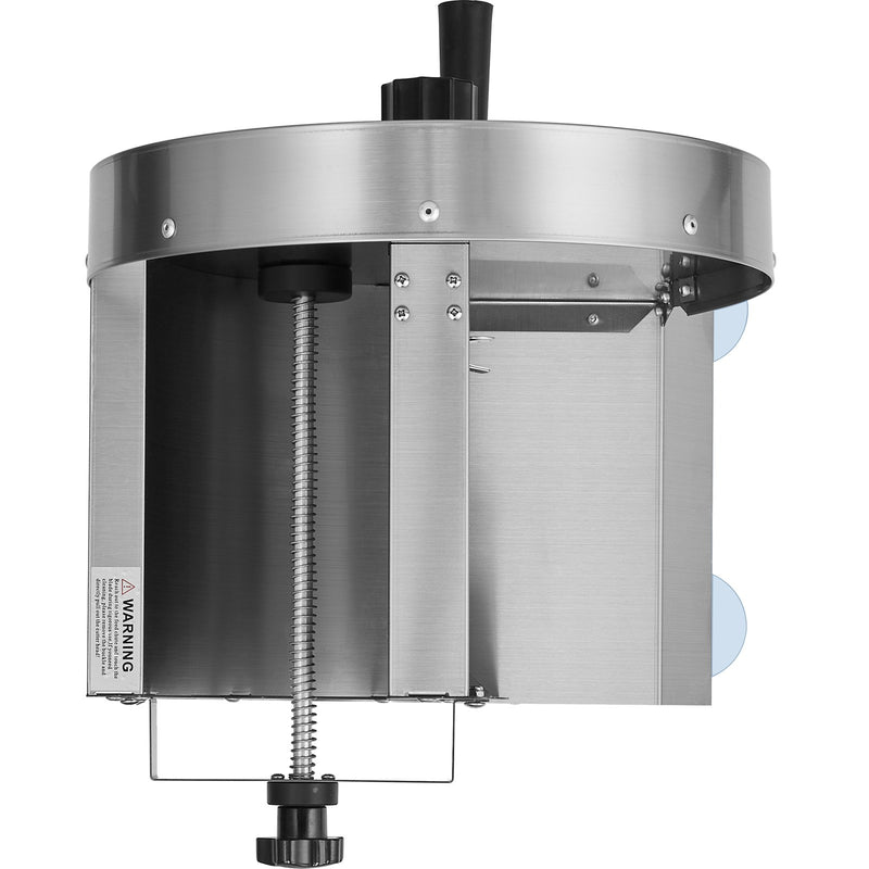 VEVOR Manuālais Dārzeņu Griezējs, Regulējams 0-12 mm, Nerūsējošais Tērauds, ar 2 Rezerves Asmeņiem