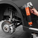 VEVOR smērvielas pistole, 8 000 PSI (≈552 bar), pistoles tipa smērvielas pistoles komplekts ar 0,4 l ietilpību, komplektā 46 cm elastīgā šļūtene, divroku smērzsavienojuma skava, stingra pagarinājuma caurule un smailais uzgalis automobiļu un jūras tehnikai