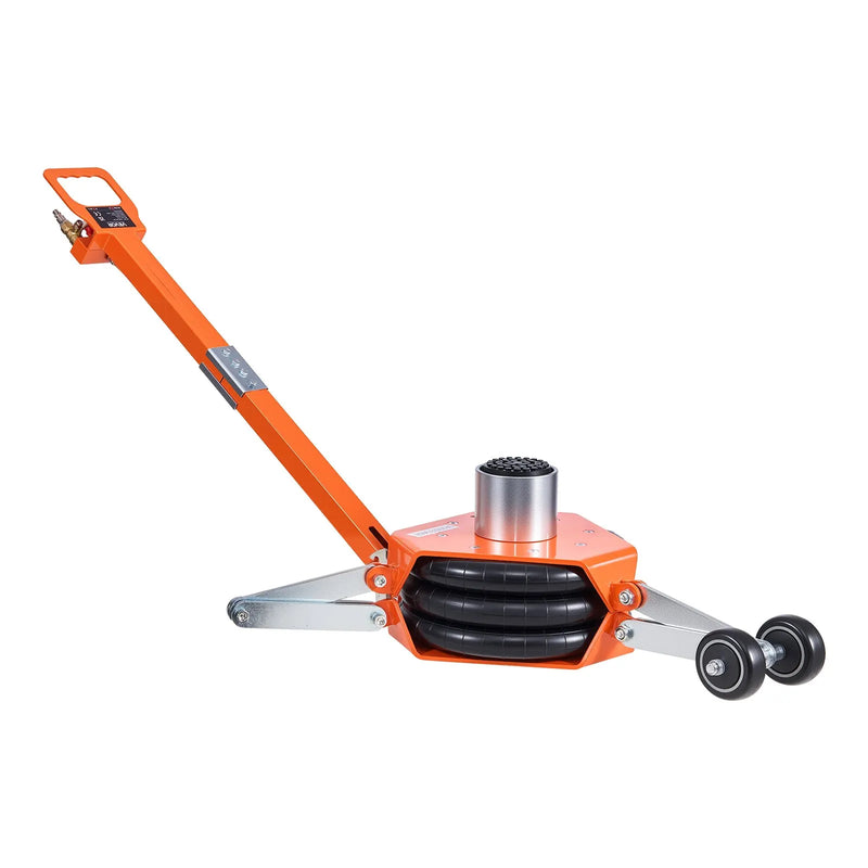 VEVOR pneimatiskais domkrats, 3 t trīskāršs gaisa spilvenu domkrats ar atbalsta stieni, pacelšanas augstums līdz 470 mm ar paaugstinātu kolonnu un regulējamu rokturi, 1–6 s ātra pneimatiskā pacelšana automobiļu, apvidus auto un pikapu remontam