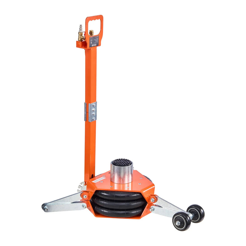 VEVOR pneimatiskais domkrats, 3 t trīskāršs gaisa spilvenu domkrats ar atbalsta stieni, pacelšanas augstums līdz 470 mm ar paaugstinātu kolonnu un regulējamu rokturi, 1–6 s ātra pneimatiskā pacelšana automobiļu, apvidus auto un pikapu remontam