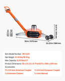 VEVOR pneimatiskais domkrats, 3 t trīskāršs gaisa spilvenu domkrats ar atbalsta stieni, pacelšanas augstums līdz 470 mm ar paaugstinātu kolonnu un regulējamu rokturi, 1–6 s ātra pneimatiskā pacelšana automobiļu, apvidus auto un pikapu remontam