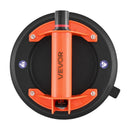 VEVOR vakuuma piesūcekņa pacēlājs, 203 mm, ar ABS rokturi, maksimālā pacelšanas kapacitāte 180 kg, piemērots flīzēm, granītam, ģipškartonam un logiem, komplektā pārvadāšanas soma (1 gab.)