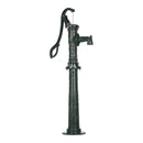 VEVOR antīks rokas akas ūdens sūknis no čuguna ar paaugstinošu pamatni, maksimālais sūknēšanas augstums 6 m, NPT 32 mm pieslēgums, vienkārša uzstādīšana, piemērots dārzam, dīķim, pagalmam un saimniecībai, zaļš