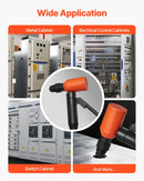 VEVOR hidrauliskais caurumu izsišanas instrumentu komplekts, 98,07 kN, caurumu diametrs 12,7–50,8 mm, ar 6 matricām, metāla elektroinstalācijas un vadības skapjiem