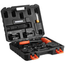 VEVOR hidrauliskais caurumu izsišanas komplekts 147,1 kN, caurumu izveides instrumentu komplekts 12,7–101,6 mm ar 10 matricām metāla elektroinstalācijas, vadības un sadales skapjiem