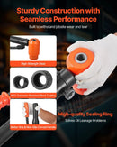 VEVOR hidrauliskais caurumu izsišanas komplekts 147,1 kN, caurumu izveides instrumentu komplekts 12,7–101,6 mm ar 10 matricām metāla elektroinstalācijas, vadības un sadales skapjiem