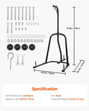 Izturīgs boksa maisa statīvs – tērauda konstrukcija fitnesa treniņiem sporta zālē