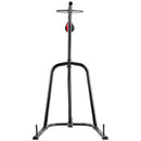 2 vienā izturīgs boksa maisa statīvs - tērauda fitnesa stends