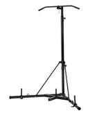 2 vienā izturīgs boksa maisa statīvs - tērauda fitnesa stends